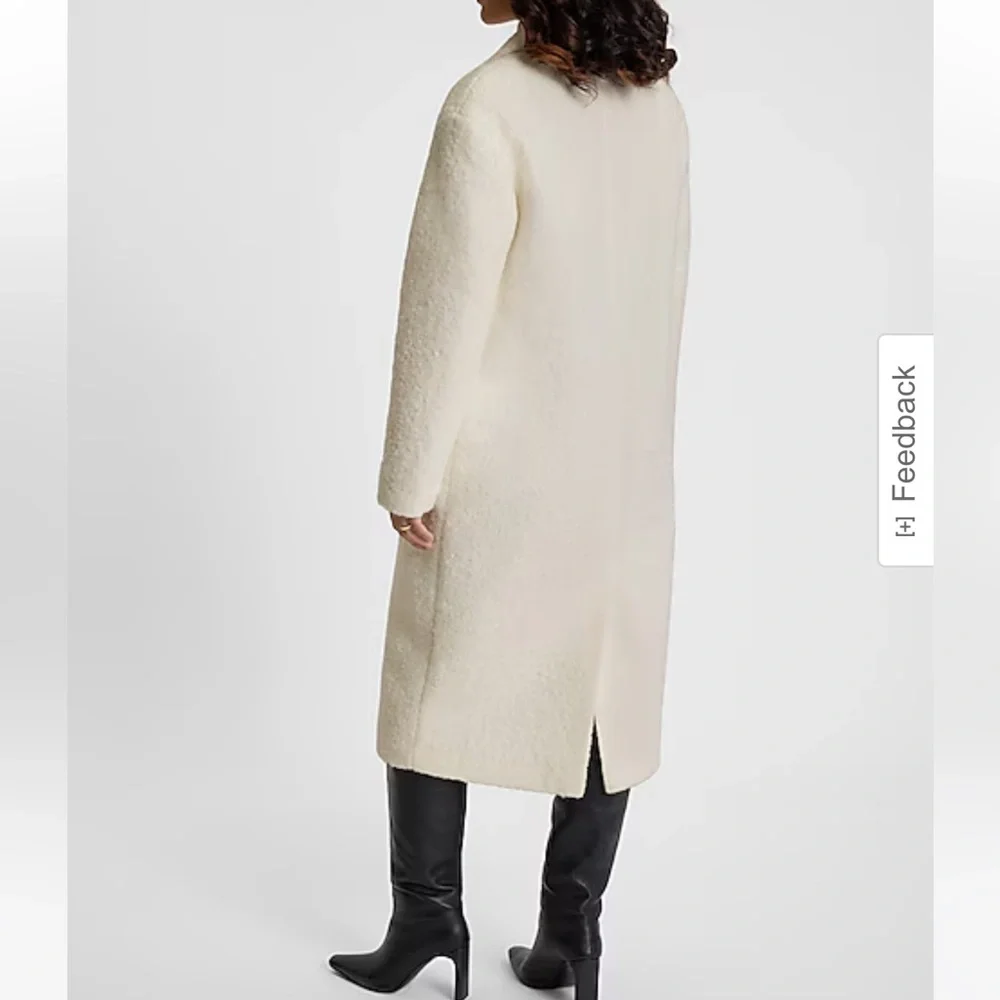 Express Boucle One Button Coat - Picture 6 of 8